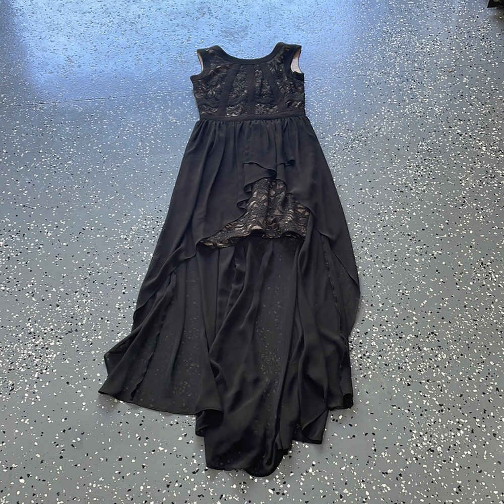 Formal Hi-also Black & Nude Dress